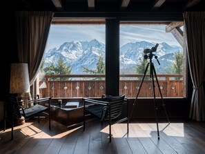 Living area - Chalet Luxe Saint Gervais (Saint-Gervais-les-Bains)