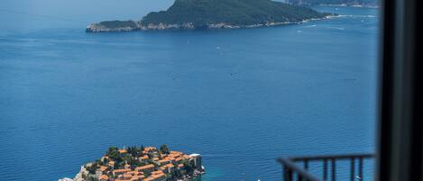 Luksus-lejlighed - balkon - havudsigt | Udsigt fra værelset
