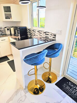 Fridge, microwave, oven, stovetop - Brand New Dec. 2025, Affordable, Great Location, Right Next to Airport Beach. (Governor's Harbour)