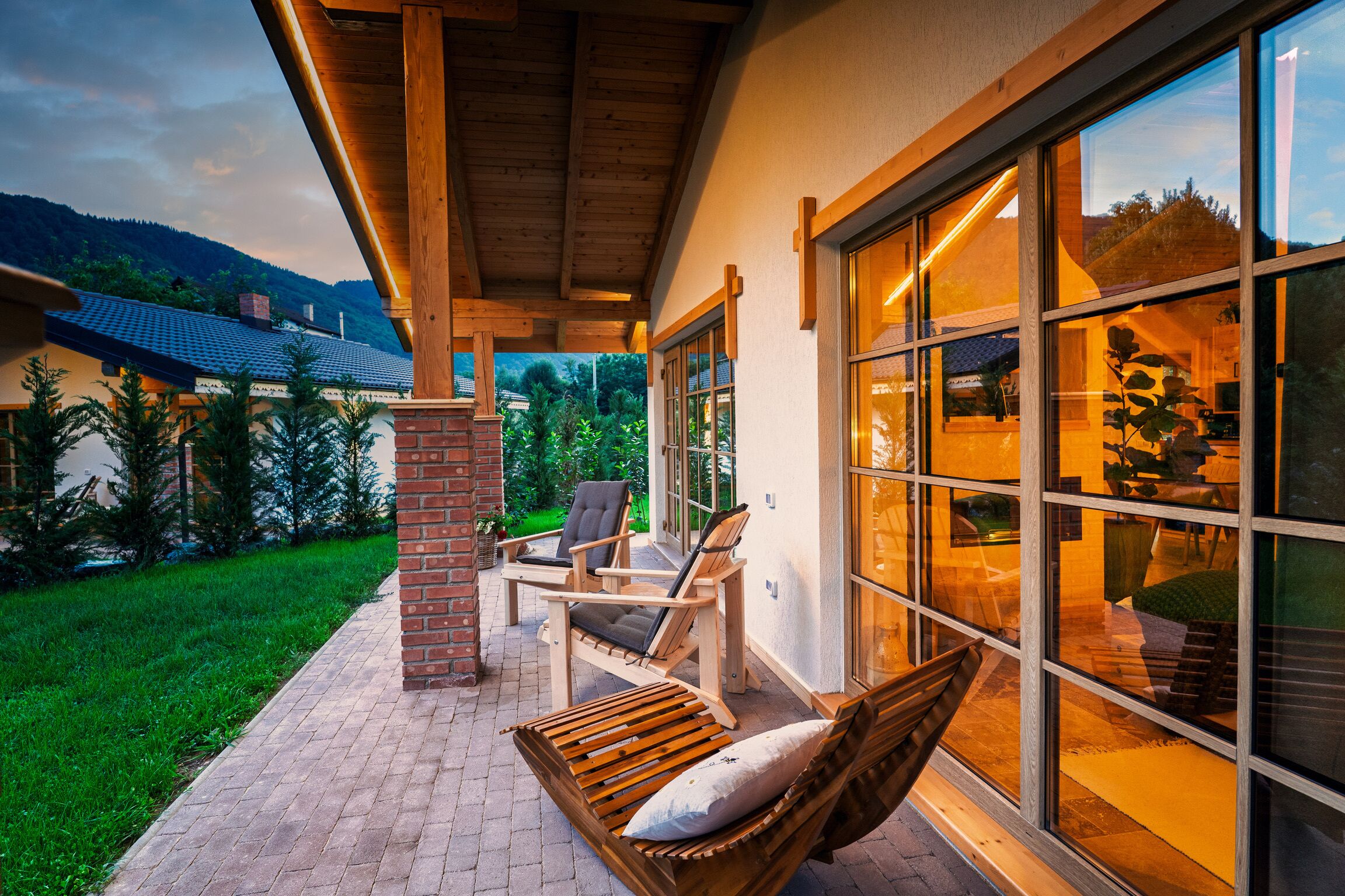 Superior chalet | Terras