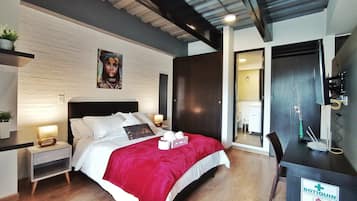 Arbetsyta för laptop och gratis wi-fi