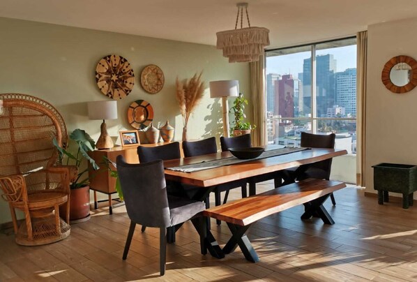 Dining - Bright & Spacious Apartment with Mexico City Views – Polanco (Ciudad de México)