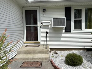 Exterior detail - Safe & Quiet 3BR Cape: Sunroom Office + Yard (Springfield)