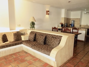 Living area - Beach Front Vacation (Puerto Vallarta)