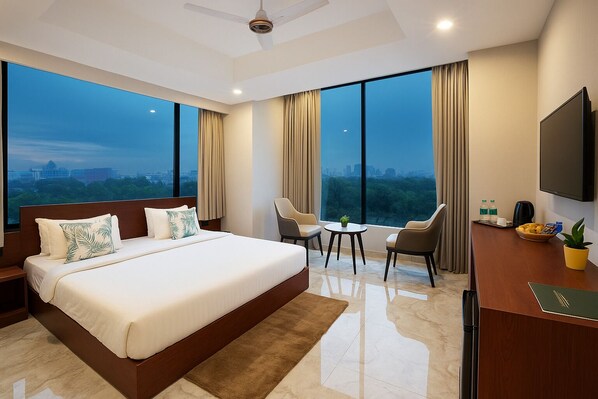 Junior Suite, Balcony, City View | Iron/ironing board, free WiFi - Aarchh Regency (Noida)