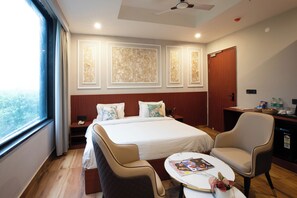 Premium Double Room, City View | Iron/ironing board, free WiFi - Aarchh Regency (Noida)