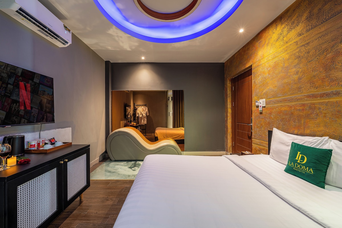 ห้องดีลักซ์ดับเบิล | โต๊ะทำงาน, ห้องเก็บเสียง, Wi-Fi ฟรี