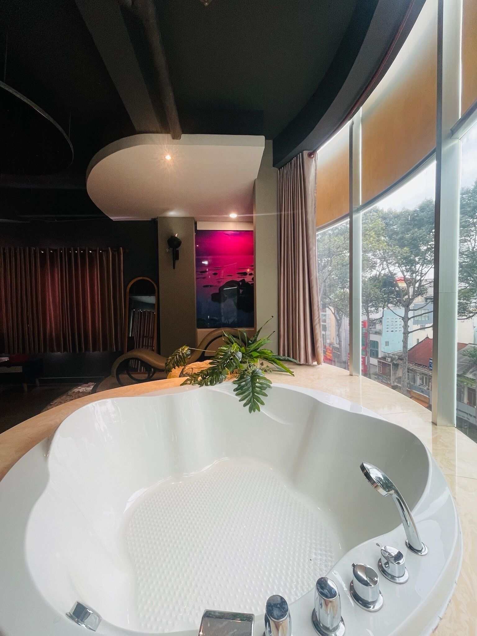 Chambre Romantique, baignoire | Bain à remous privé