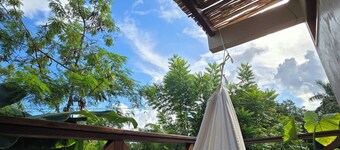 Private Eco House & Palapa in a Tranquil Jungle Setting Minutes from the Lagoon