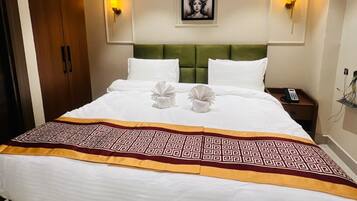 Wi-Fi de cortesia, roupa de cama