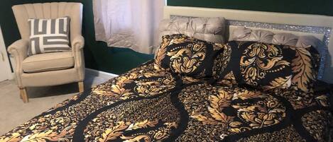 Desk, iron/ironing board, free WiFi, bed sheets