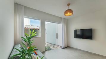 Basic Apartment | Living area | 32-inch Smart TV with digital channels