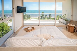 Premium bedding, memory foam beds, laptop workspace, free WiFi