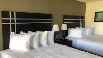 Tweepersoonskamer, 2 queensize bedden, rolstoeltoegankelijke douche, niet-roken | Gratis wifi