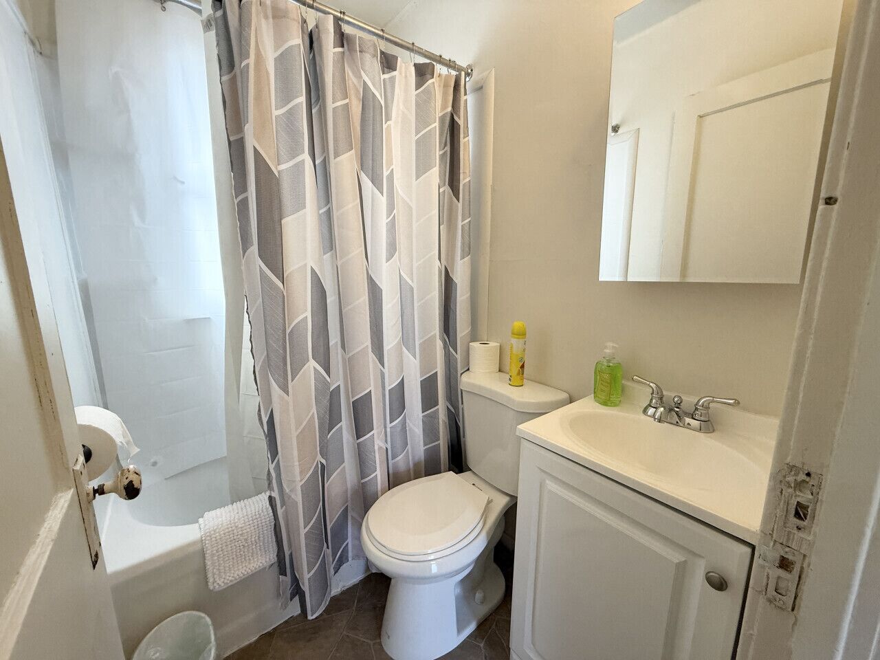Hair dryer, towels