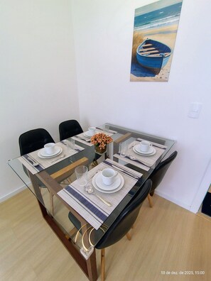 Basic Apartment | Dining - Apart w/ BBC 750 m From the Beach Sfr0411 (Barra Velha)