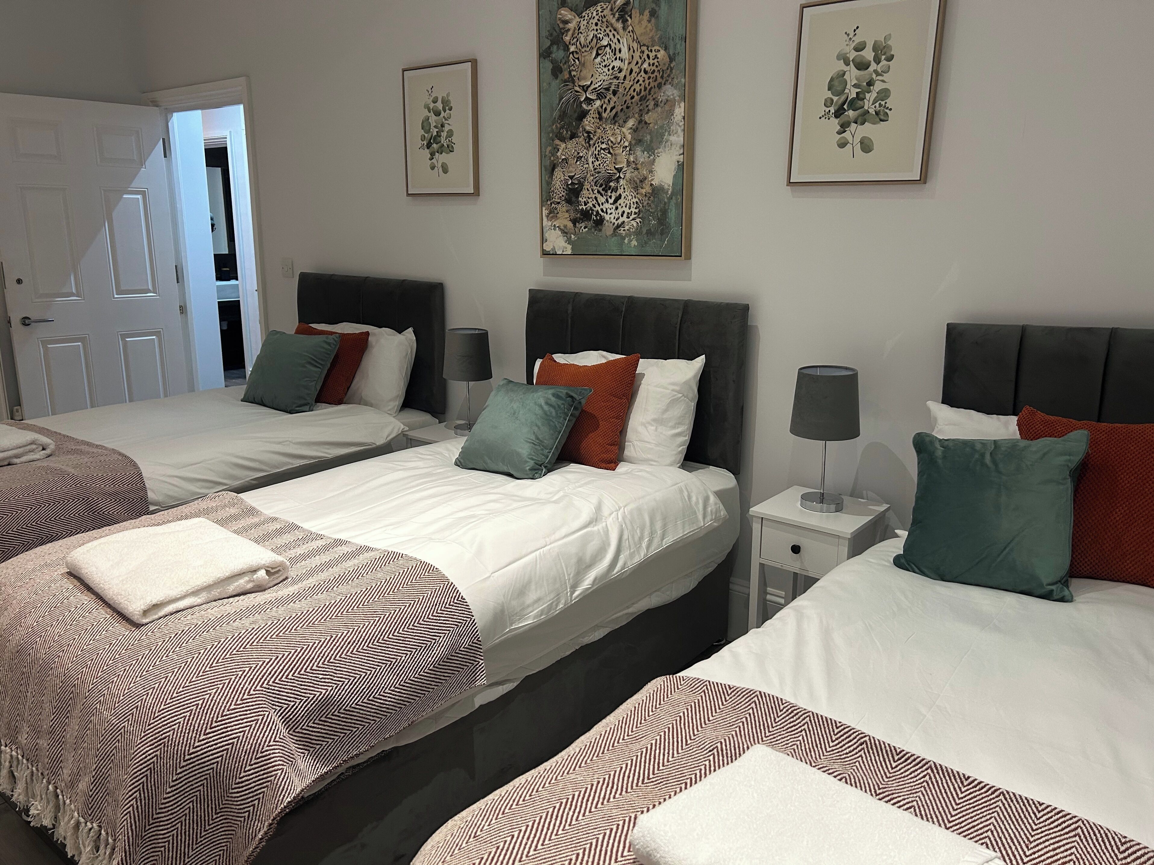 2 bedrooms, iron/ironing board, free WiFi, bed sheets