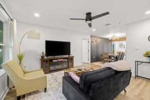 TV, video games, offices