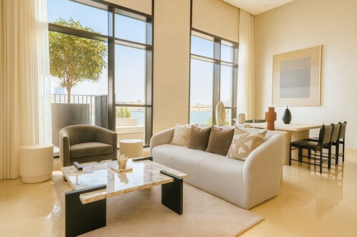 Cozy 1-bedroom apartment in perfect Dubai with fitness room and AC