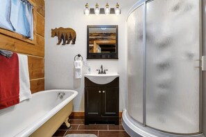 Hair dryer, towels