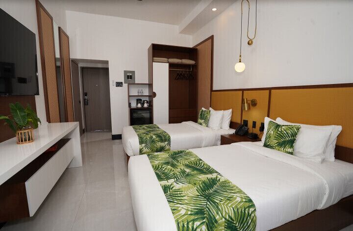 In-room safe, desk, laptop workspace, blackout curtains