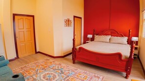 Luxury Suite, 1 King Bed, Balcony, Ocean View | Desk, laptop workspace, blackout drapes, free WiFi