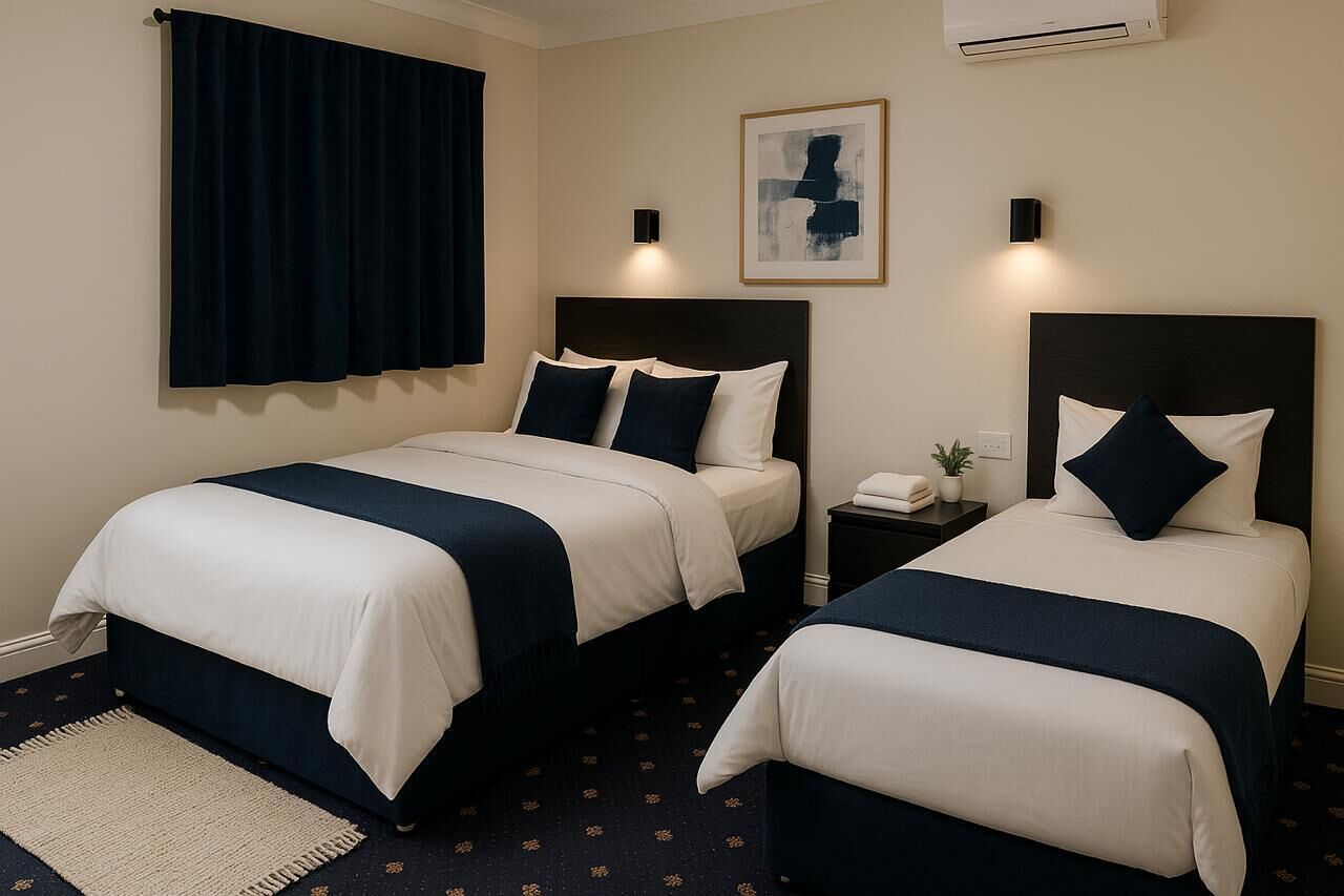 Family Triple Room, Garden View | Desk, free WiFi