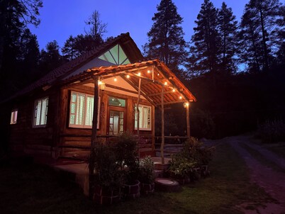 Cabaña 1 Hogar de leña puente colgante