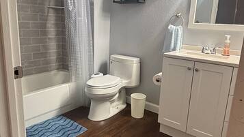 Towels, soap, toilet paper