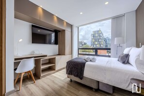 1 bedroom, desk, iron/ironing board, WiFi - NOK Bright 1BR Living in Parque la 93 (Bogotá)
