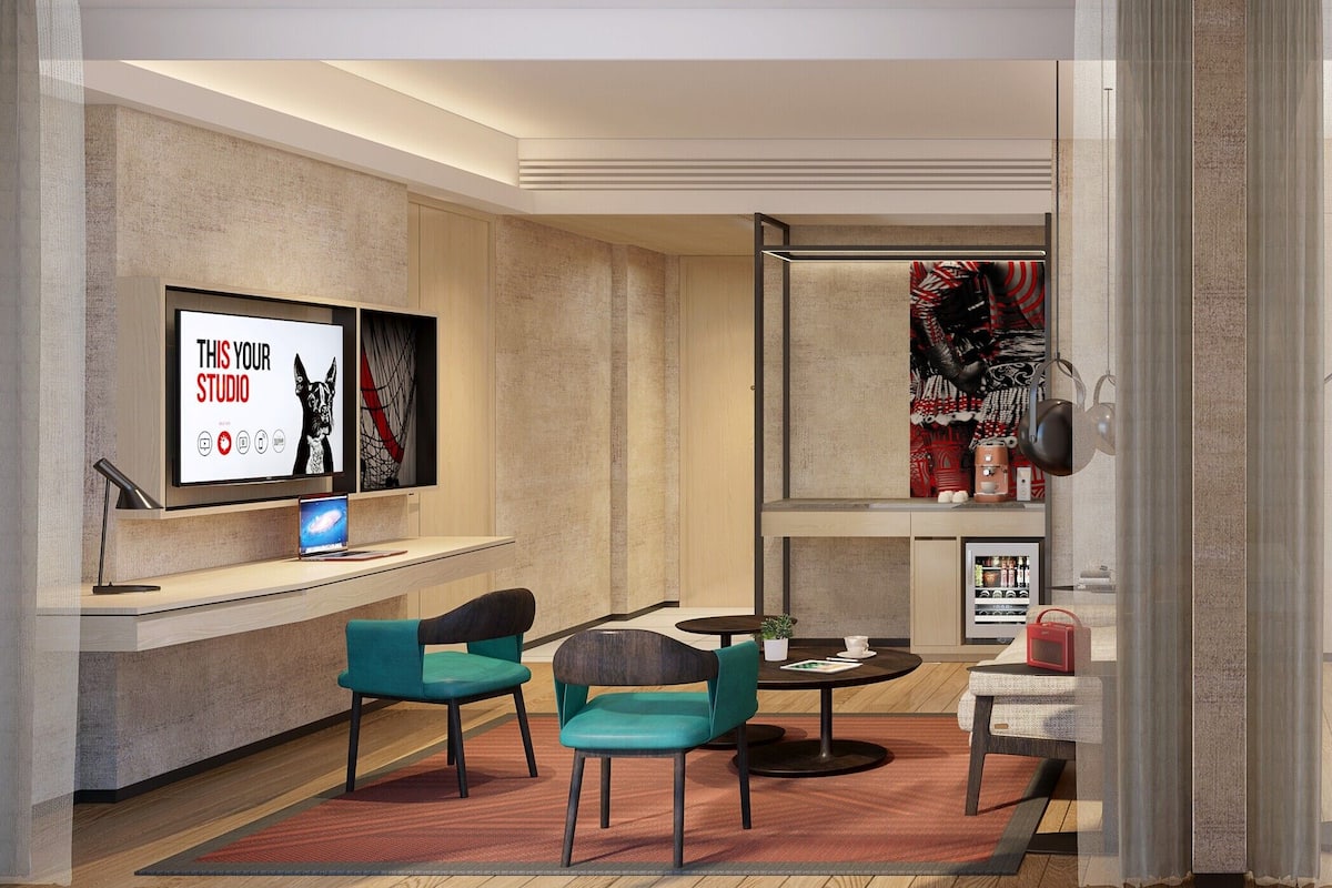 Executive-Suite (High Floor) | Minibar (mit einigen kostenlosen Artikeln), Zimmersafe