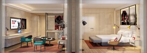 Phòng Suite Executive (High Floor) | Minibar với thức ăn, đồ uống miễn phí, két bảo mật tại phòng 