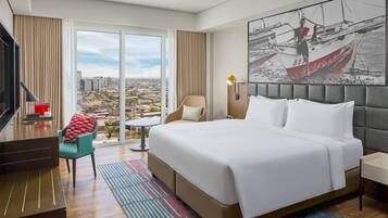 Minibar (some free items), in-room safe, desk, blackout drapes