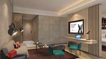 Suíte júnior (High Floor) | Frigobar (abastecido com alguns itens grátis), cofres nos quartos