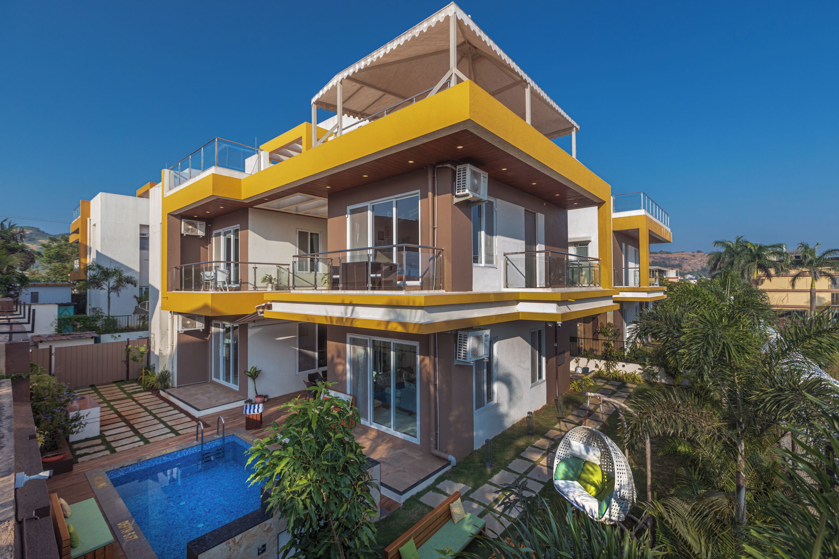 Overnatningsstedets facade