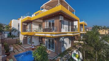 Overnatningsstedets facade