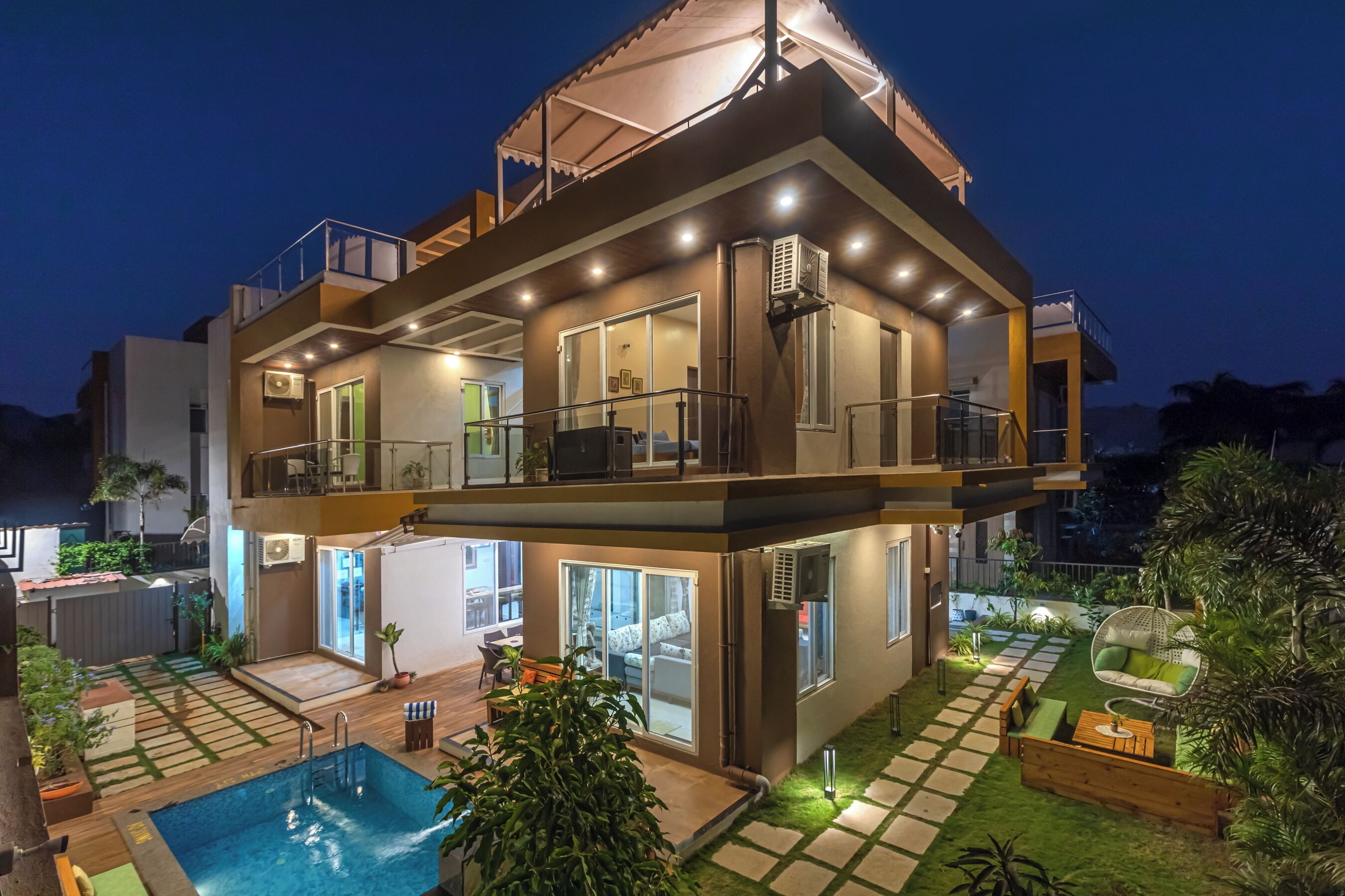 Fachada de la propiedad