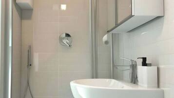 Towels, soap, toilet paper