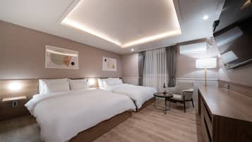 Premium bedding, free WiFi, bed sheets