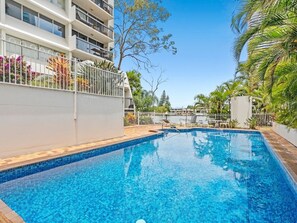 Pool - 12th Floor Riverfront Retreat Views Walk to Beach (Surfers Paradise)