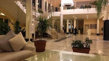 Sitteområde i lobbyen