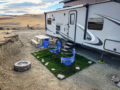 Crazy Mountain Camper NE of Livingston