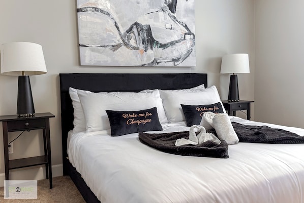 Iron/ironing board, WiFi, bed sheets