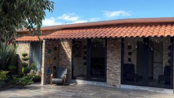 Front of property - evening/night