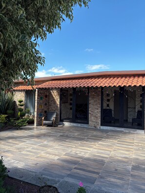 Front of property – evening/night