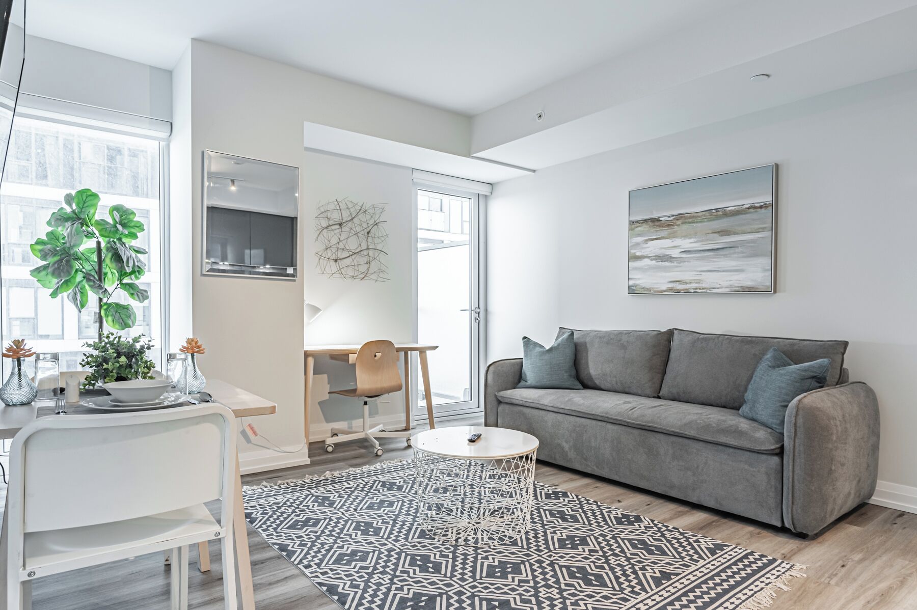 Phòng Suite Grand, quang cảnh thành phố | Khu phòng khách