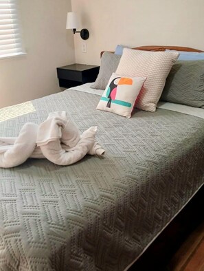 2 bedrooms, iron/ironing board, free WiFi, bed sheets