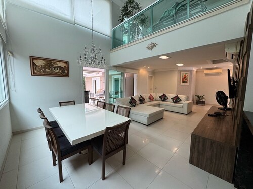 Beautiful two-story house near the sea.