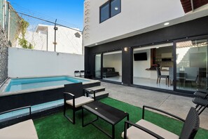 Terrace/patio - Marvelous 4-bedroom villa with Private Pool (Puerto Vallarta)