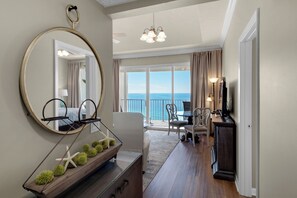 1 bedroom, iron/ironing board, free WiFi, bed sheets - Penthouse Perfection, Stunning Ocean Views from every room W/Free Beach Chairs (Panama City Beach)